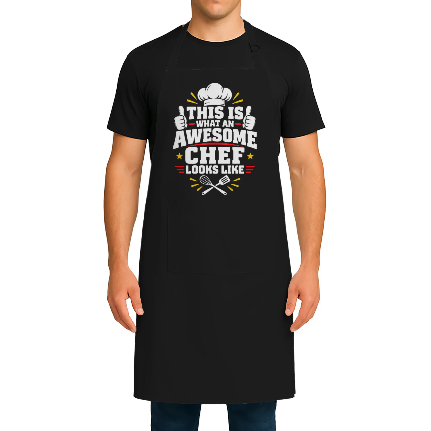 Awesome Chef Looks Like Cooking BBQ ABQ0001