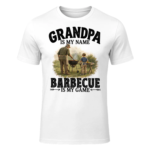 Barbecue Is My Game Grandpa T Shirt GRP0004