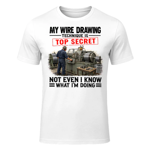 My Wire Drawing Technique Top Secret T Shirt TSE0103