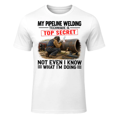 My Pipeline Welding Technique Top Secret T Shirt TSE0068