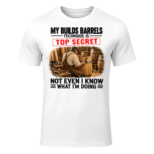 My Builds Barrels Technique Top Secret T Shirt TSE0010