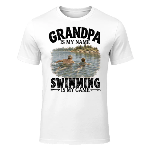 Swimming Is My Game Grandpa T Shirt GRP0044
