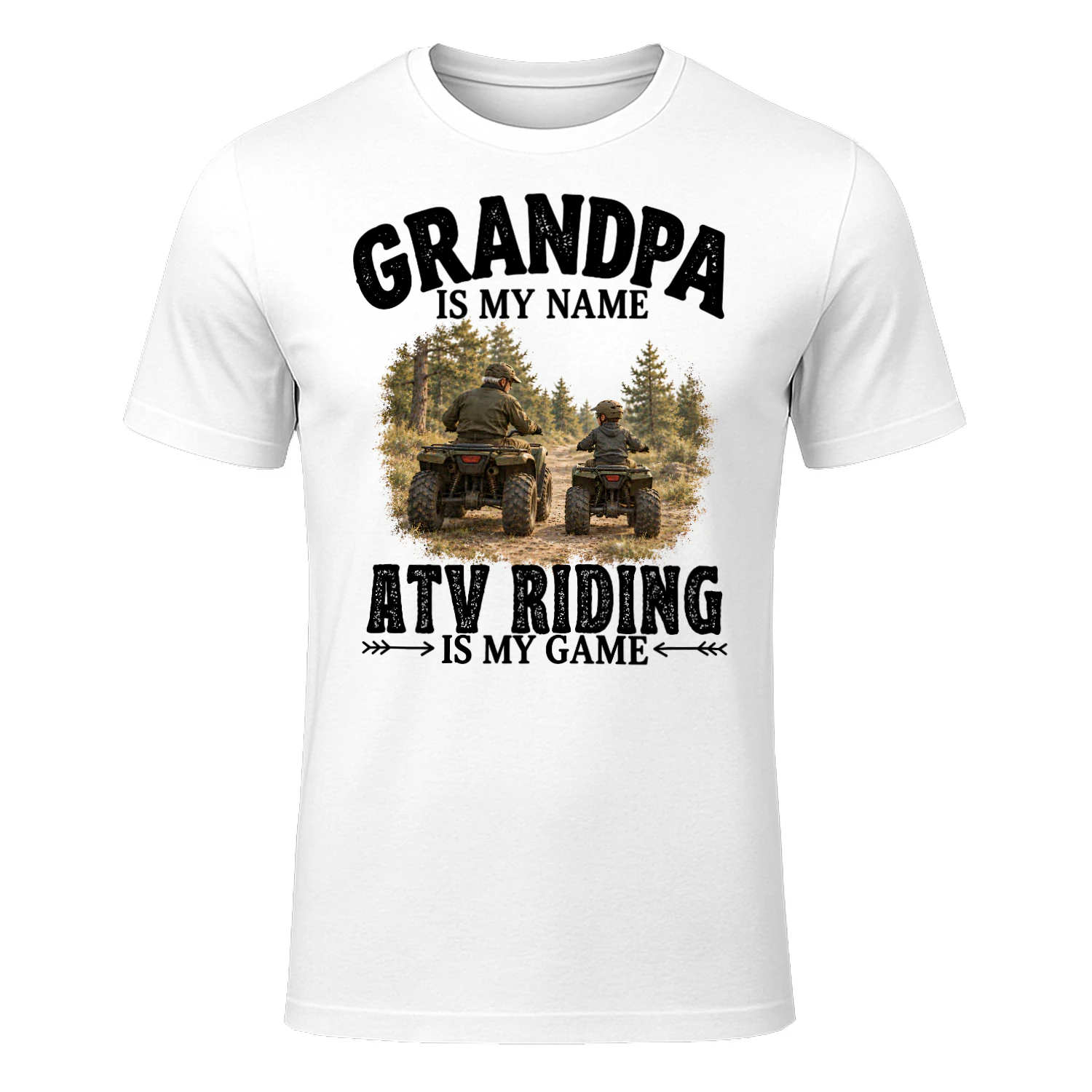 ATV Riding Is My Game Grandpa T Shirt GRP0002