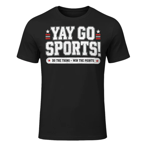 Yay Go Sports Win Points Football T Shirt FOB0103