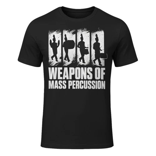 Weapons Of Mass Percussion Marching Band T Shirt MCB0090