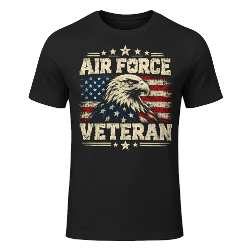 United States Air Force Veteran Eagle Veteran T Shirt VET0077