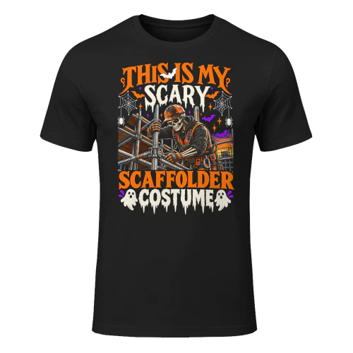 This Is My Scary Scaffolder Costume Halloween T Shirt HAL0067