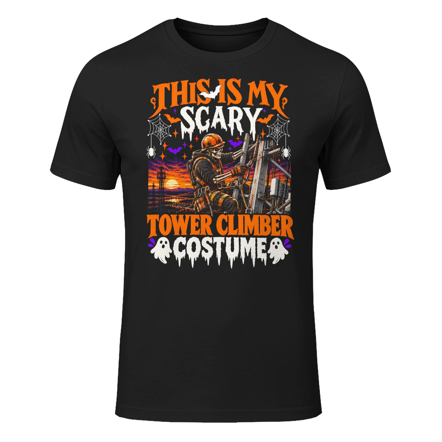 This Is My Scary Tower Climber Halloween T Shirt HAL0077