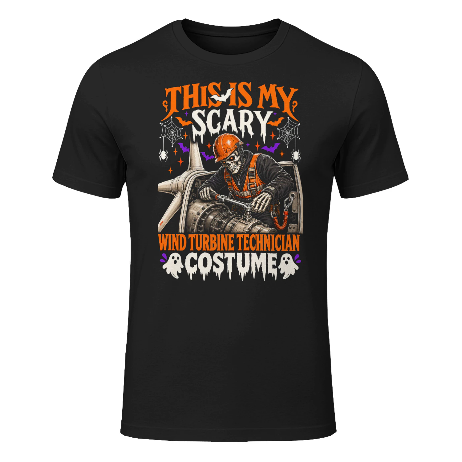 This Is My Scary Wind Turbine Halloween T Shirt HAL0080