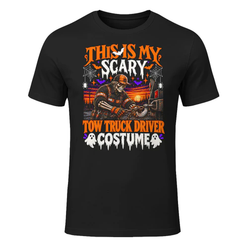 This Is My Scary Tow Truck Halloween T Shirt HAL0076