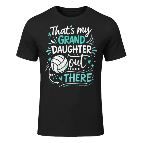 Thats My Granddaughter Out There Volleyball For Grandma Volleyball T Shirt VOL0064