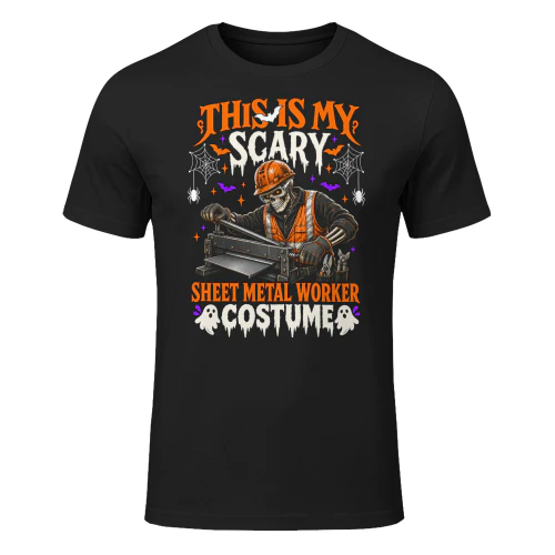 This Is My Scary Sheet Metal Halloween T Shirt HAL0068