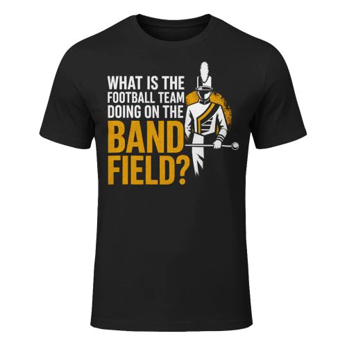 The Football Team On Band Field Marching Band T Shirt MCB0082