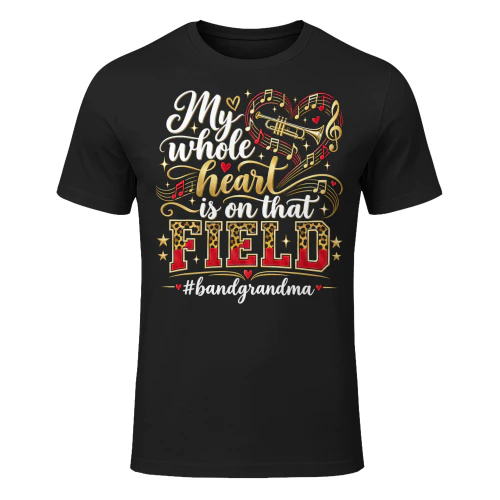 Whole Heart On That Field Matching Band T Shirt MCB0093