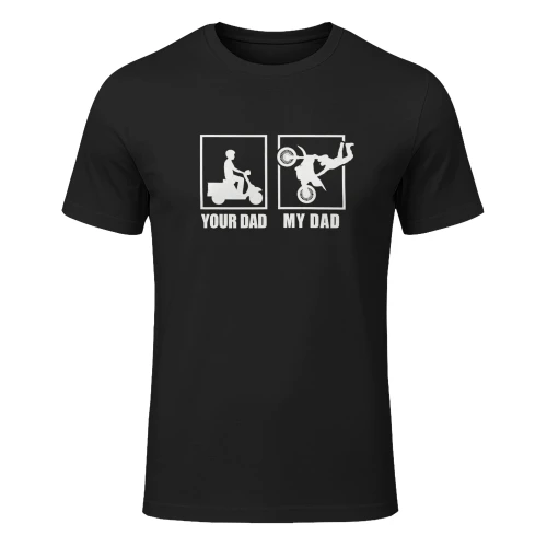 Your Dad My Dad Comparison Motorcross T Shirt MTC0052