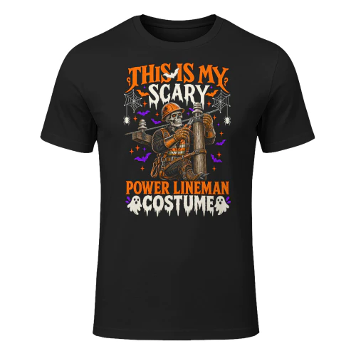 This Is My Scary Power Lineman Halloween T Shirt HAL0064