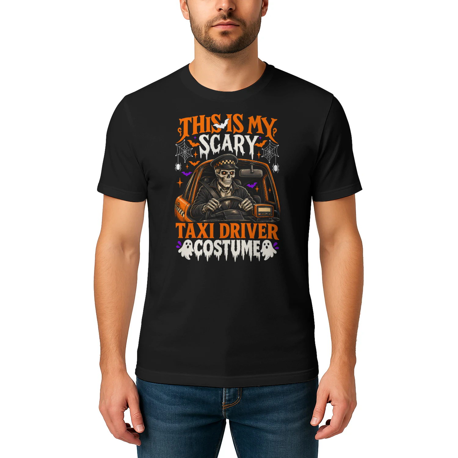 This Is My Scary Taxi Driver Halloween T Shirt HAL0073
