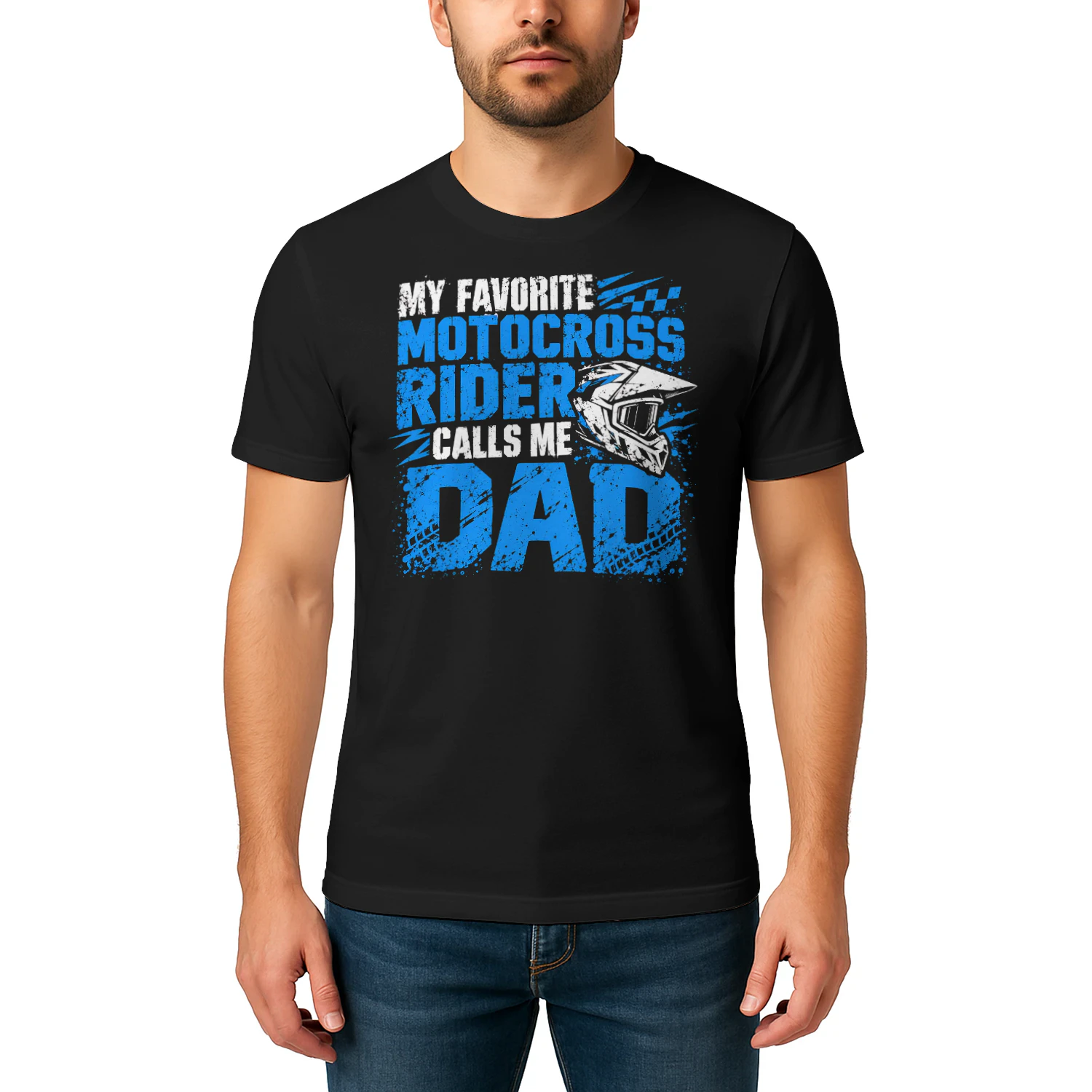 Motocross Rider Calls Me Dad Motorcross T Shirt MTC0033