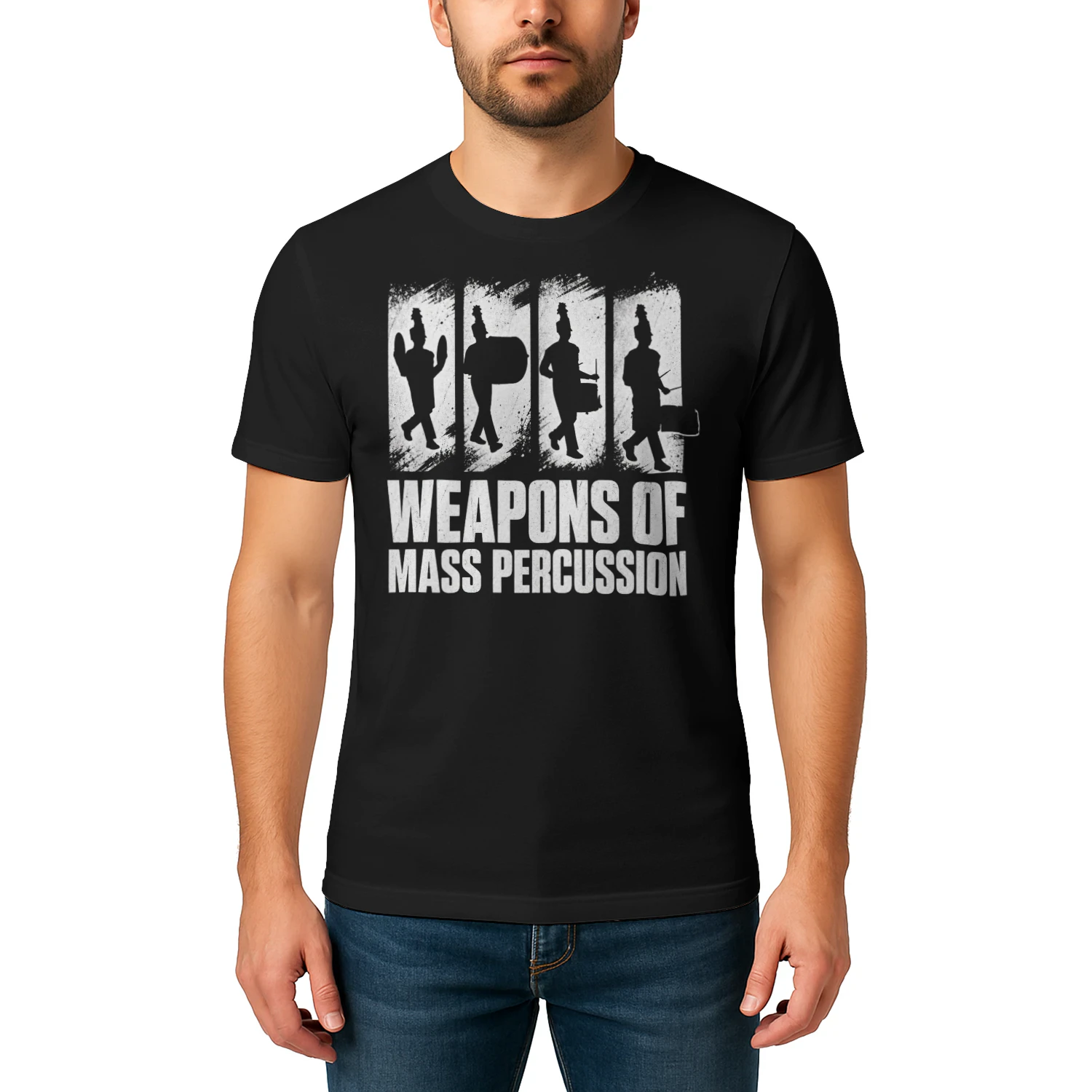 Weapons Of Mass Percussion Marching Band T Shirt MCB0090