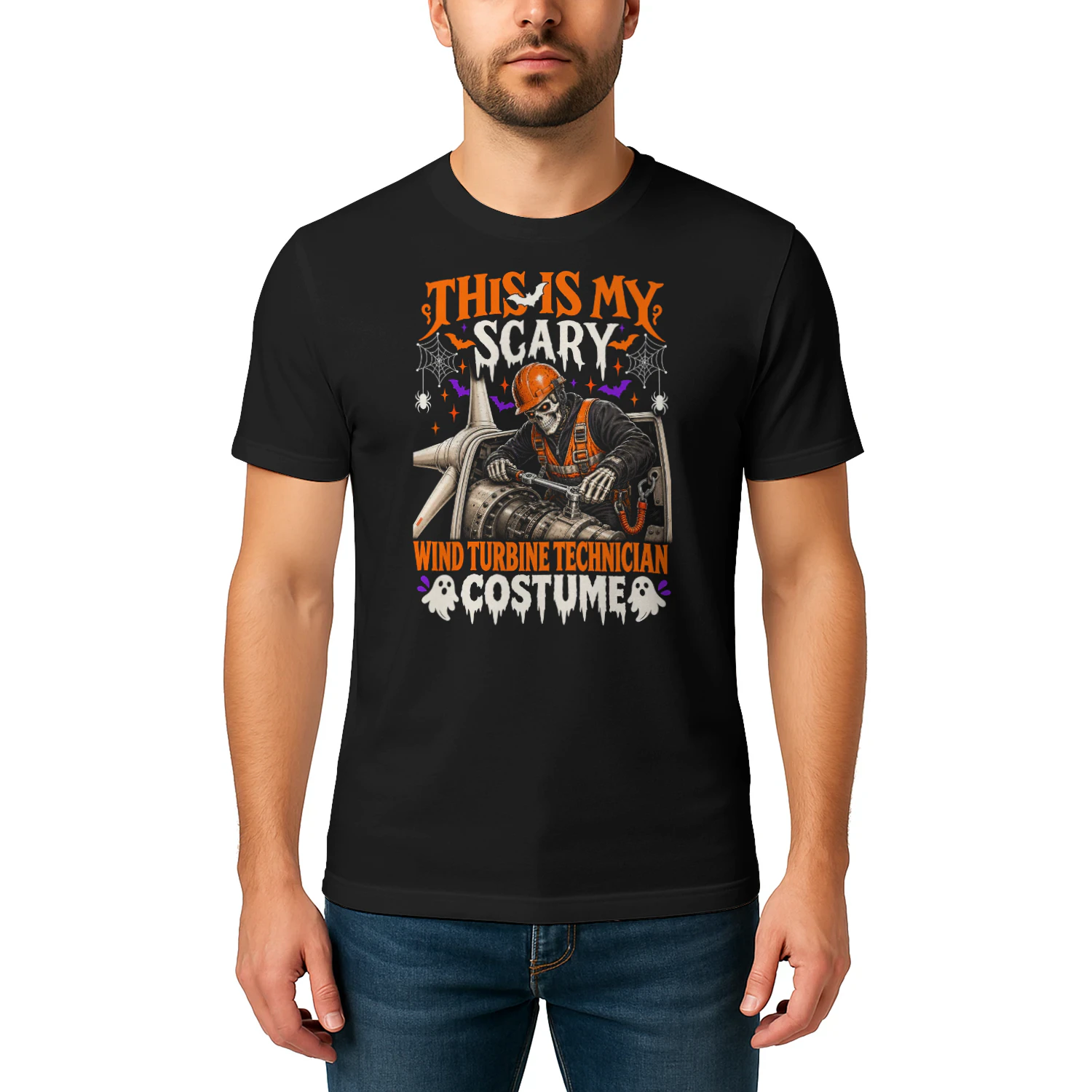 This Is My Scary Wind Turbine Halloween T Shirt HAL0080