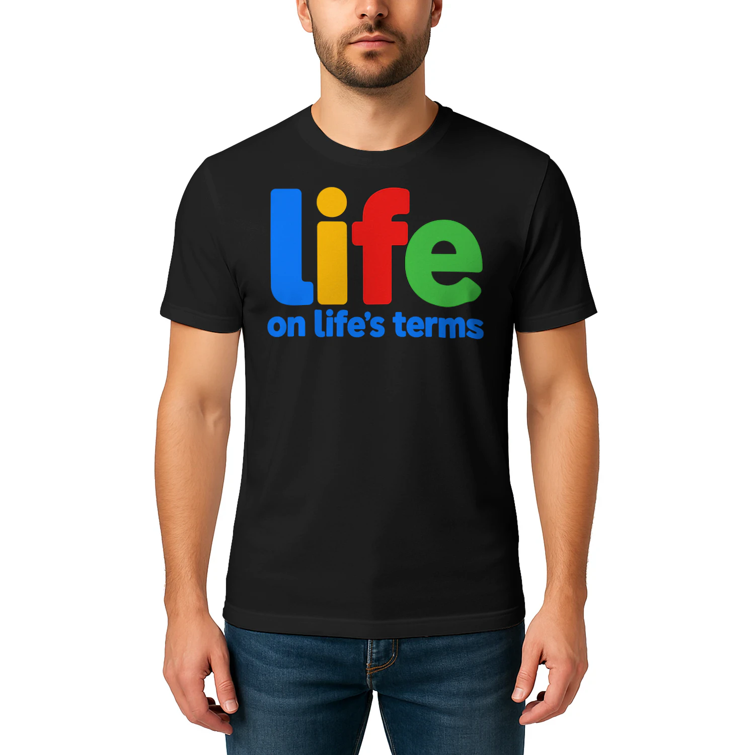 Life On Lifes Terms Sobriety Recovery Funny Sobriety T Shirt SOB0009