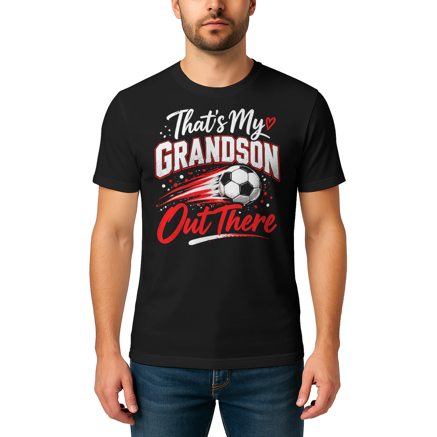 Thats My Grandson Out Speed Ball Soccer T Shirt GRP0114
