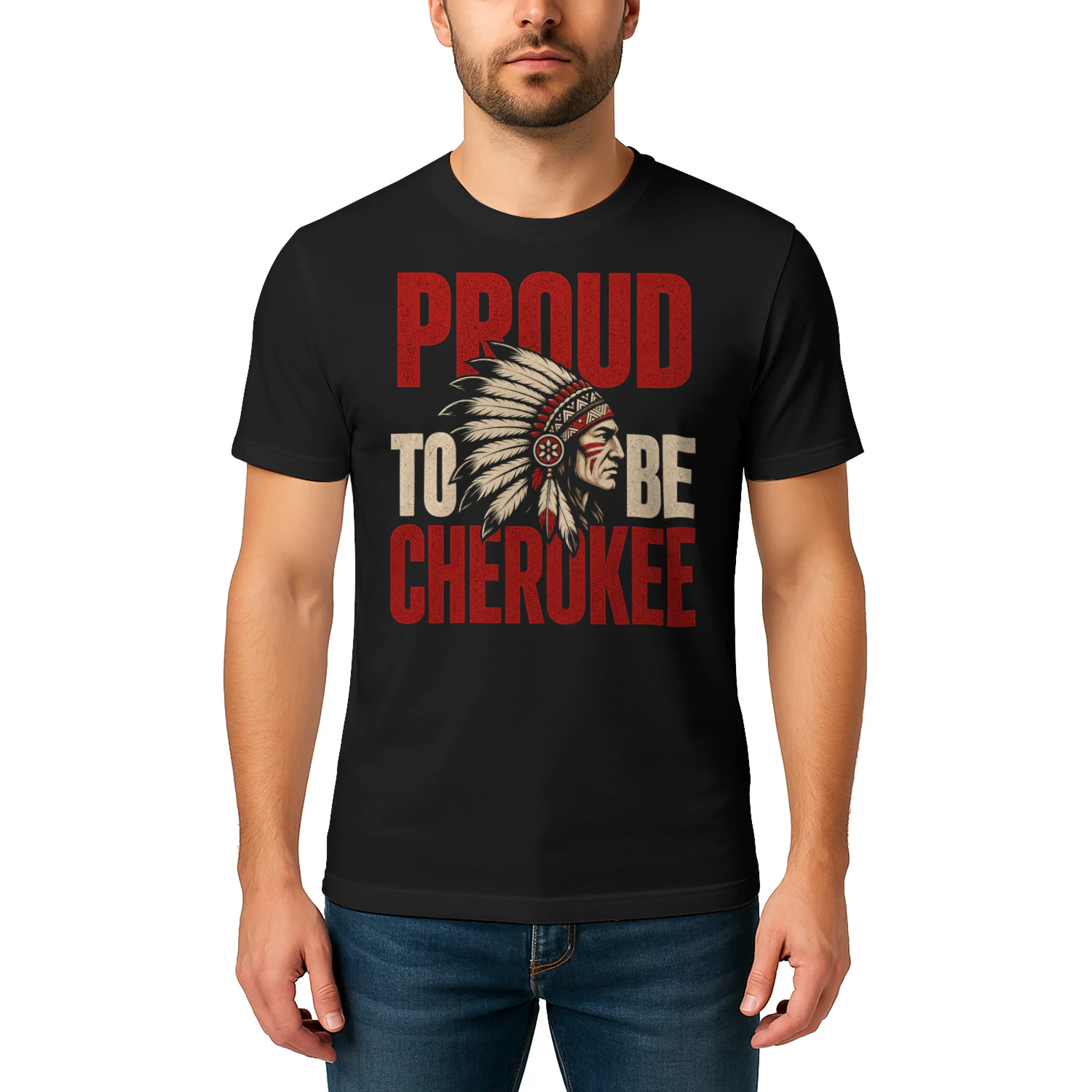Proud To Be Cherokee Native American T Shirt NTA0044