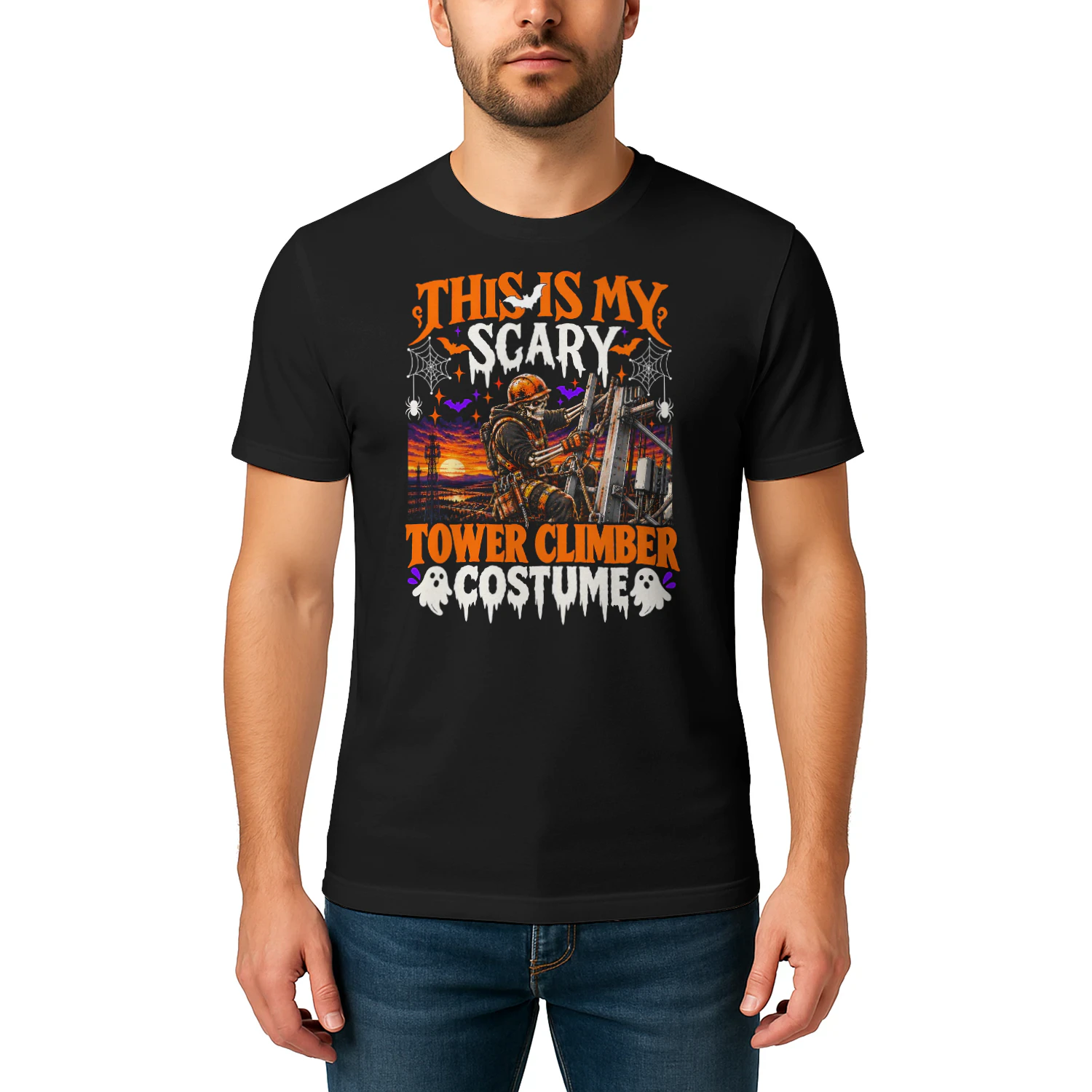 This Is My Scary Tower Climber Halloween T Shirt HAL0077