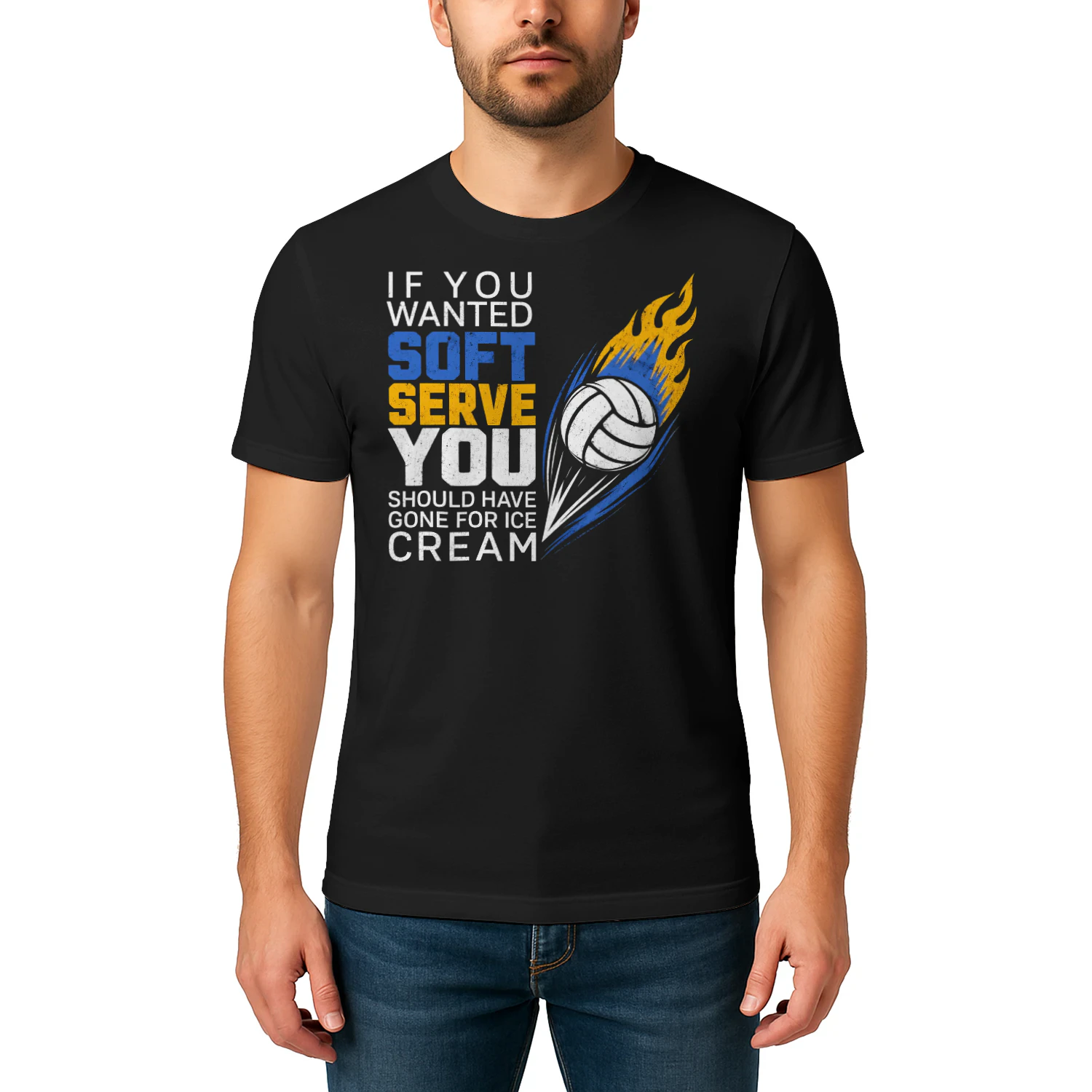 If You Wanted Soft Serve Volleyball T Shirt VOL0028