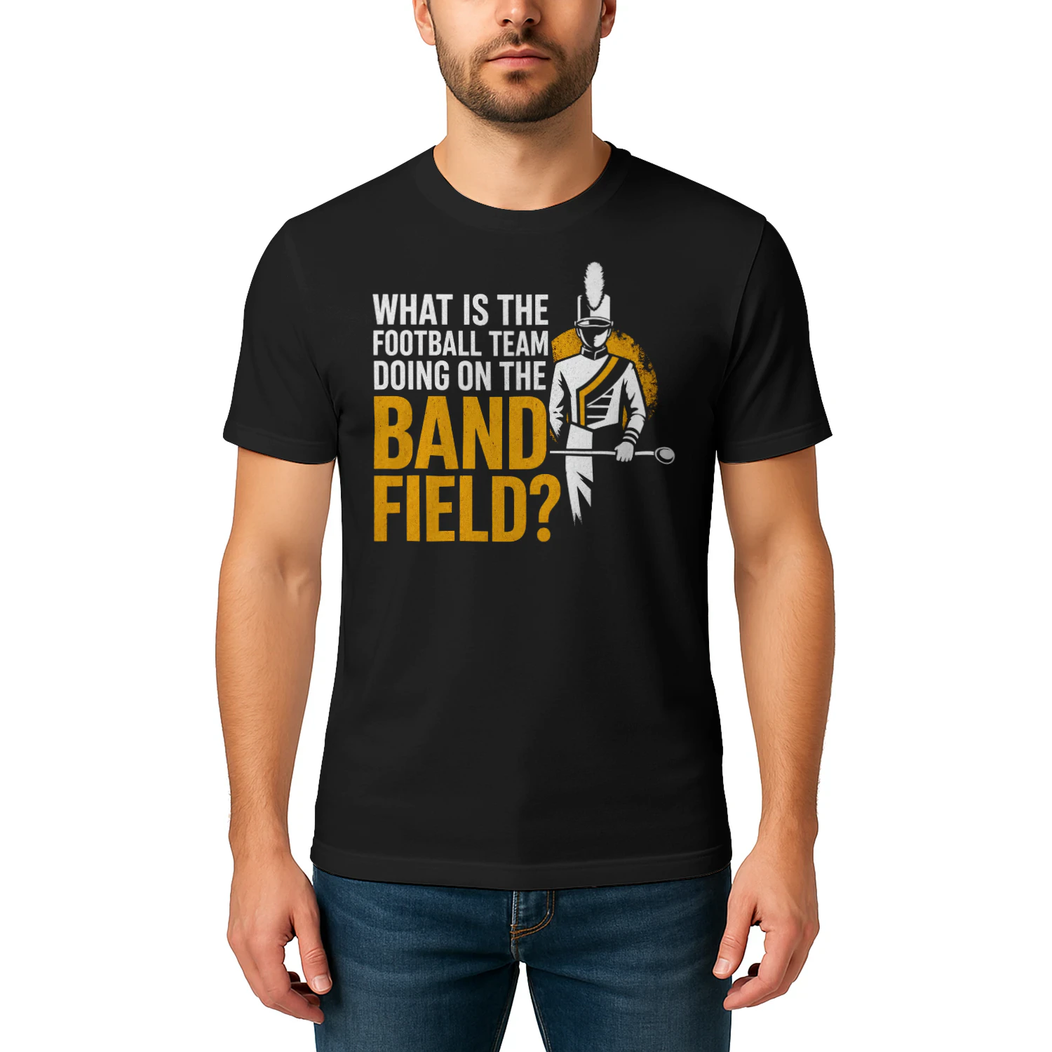 The Football Team On Band Field Marching Band T Shirt MCB0082