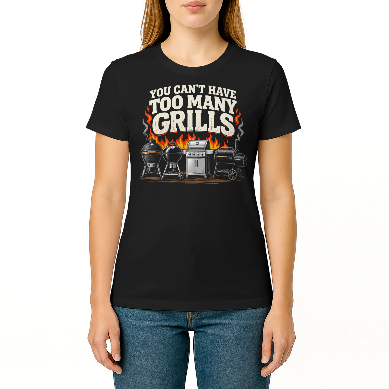 You Cant Have Too Many Grills BBQ T Shirt BBQ0087