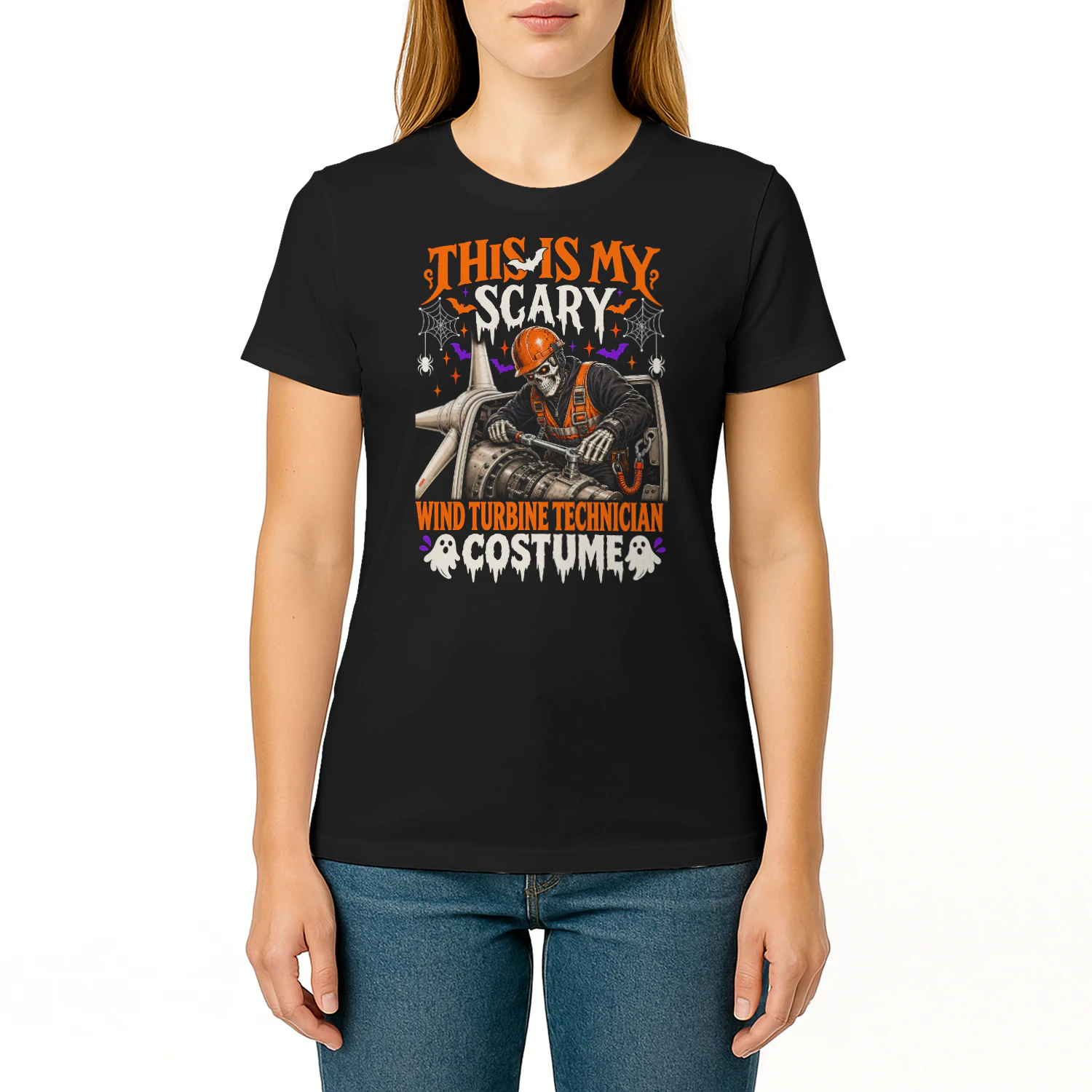 This Is My Scary Wind Turbine Halloween T Shirt HAL0080