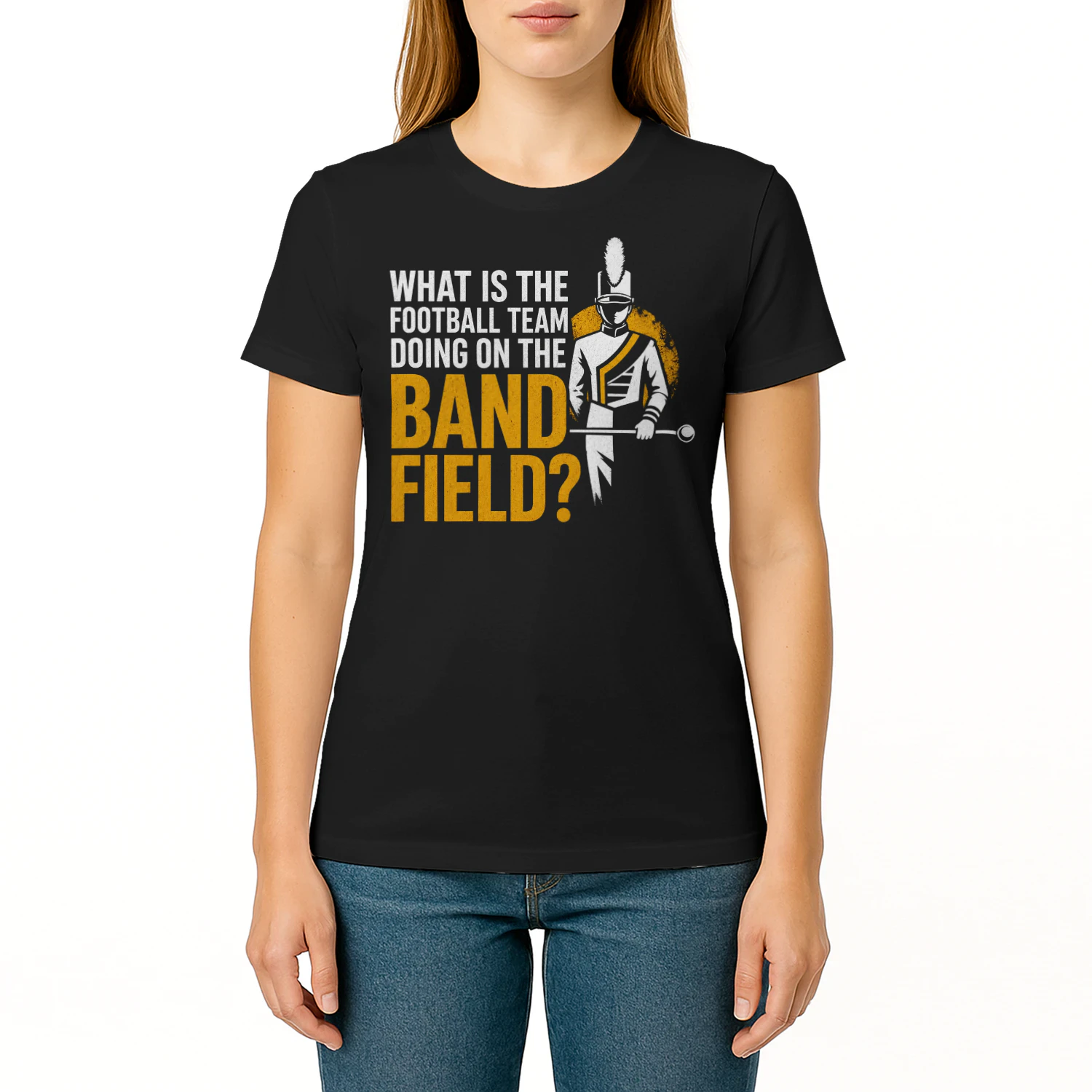 The Football Team On Band Field Marching Band T Shirt MCB0082