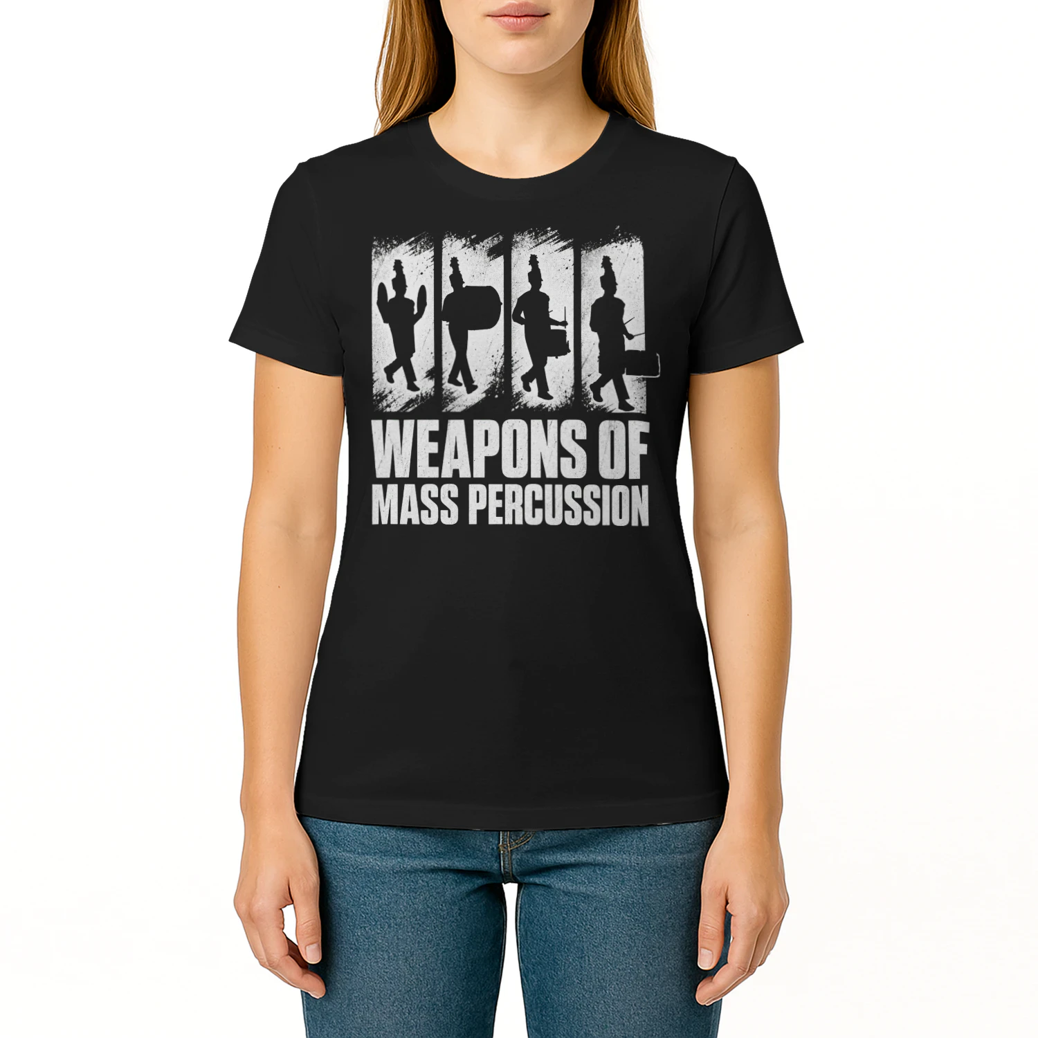Weapons Of Mass Percussion Marching Band T Shirt MCB0090