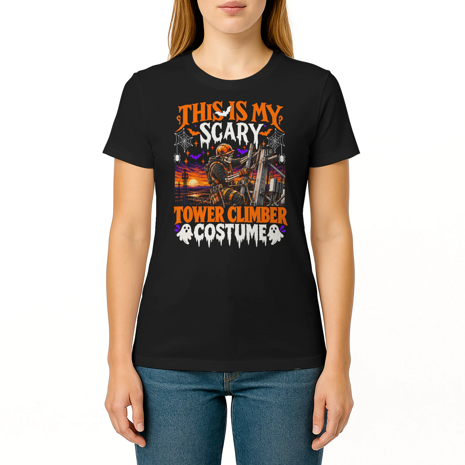 This Is My Scary Tower Climber Halloween T Shirt HAL0077