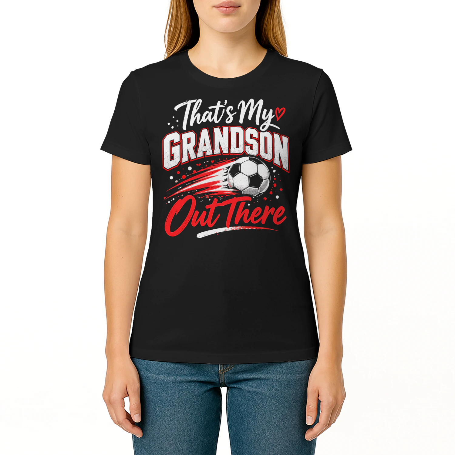 Thats My Grandson Out Speed Ball Soccer T Shirt GRP0114