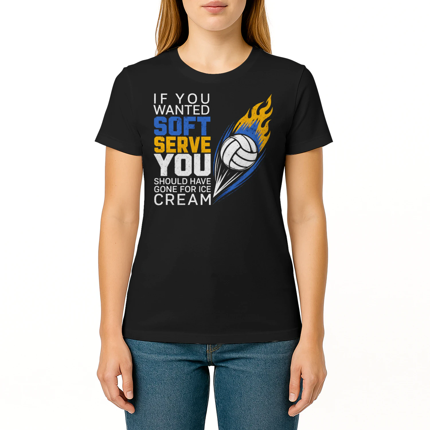 If You Wanted Soft Serve Volleyball T Shirt VOL0028