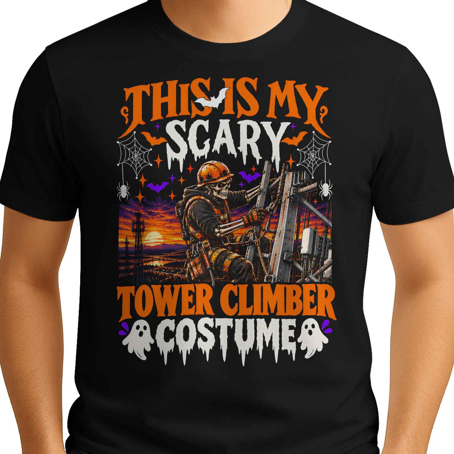 This Is My Scary Tower Climber Halloween T Shirt HAL0077