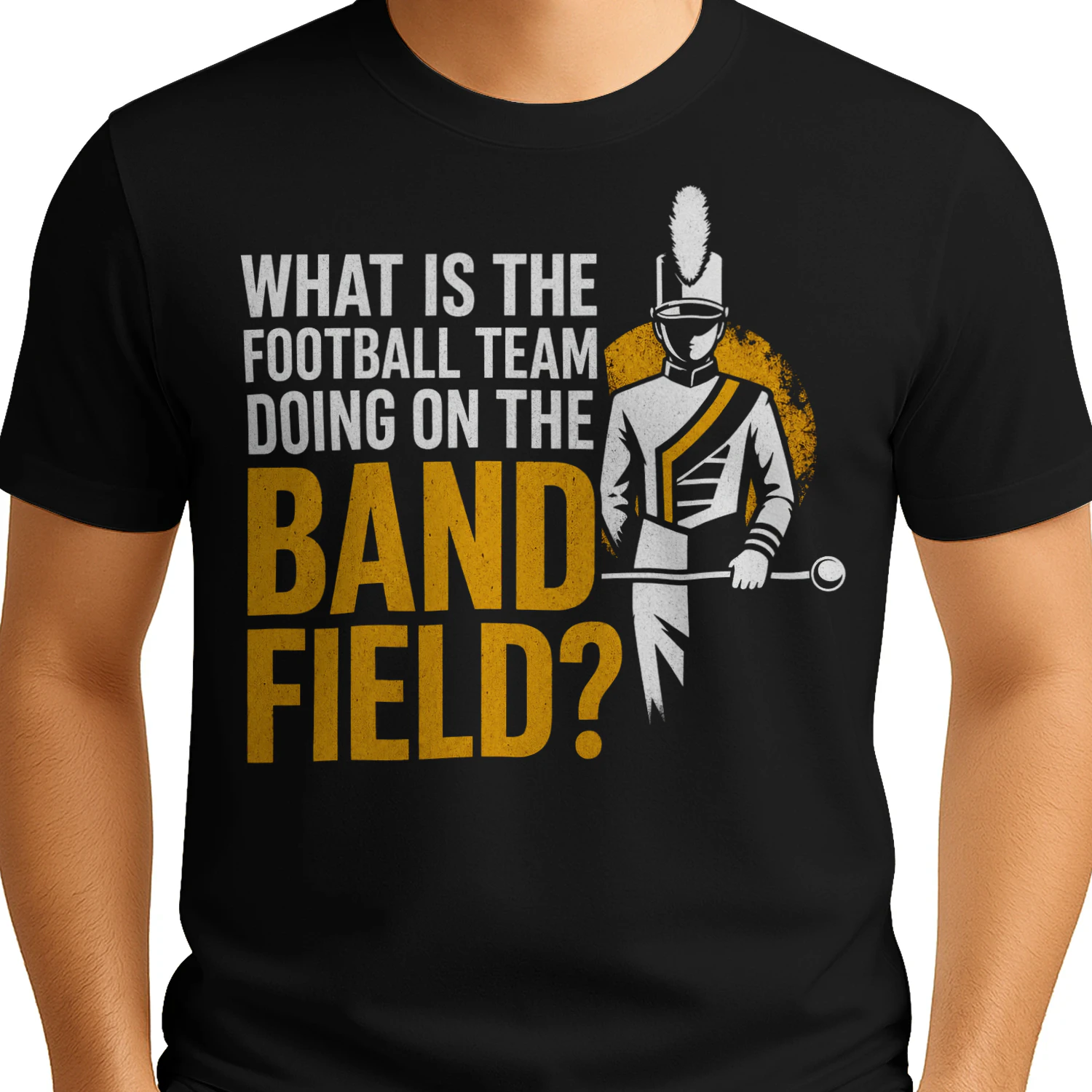 The Football Team On Band Field Marching Band T Shirt MCB0082