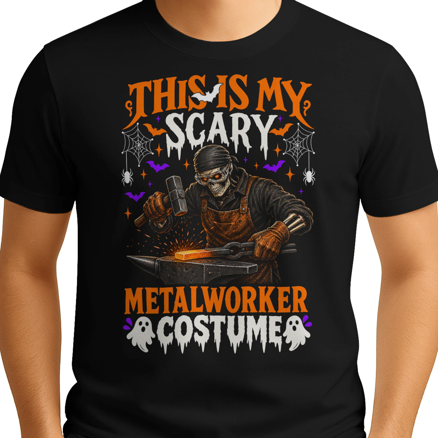 This Is My Scary Metalworker Costume Halloween T Shirt HAL0056