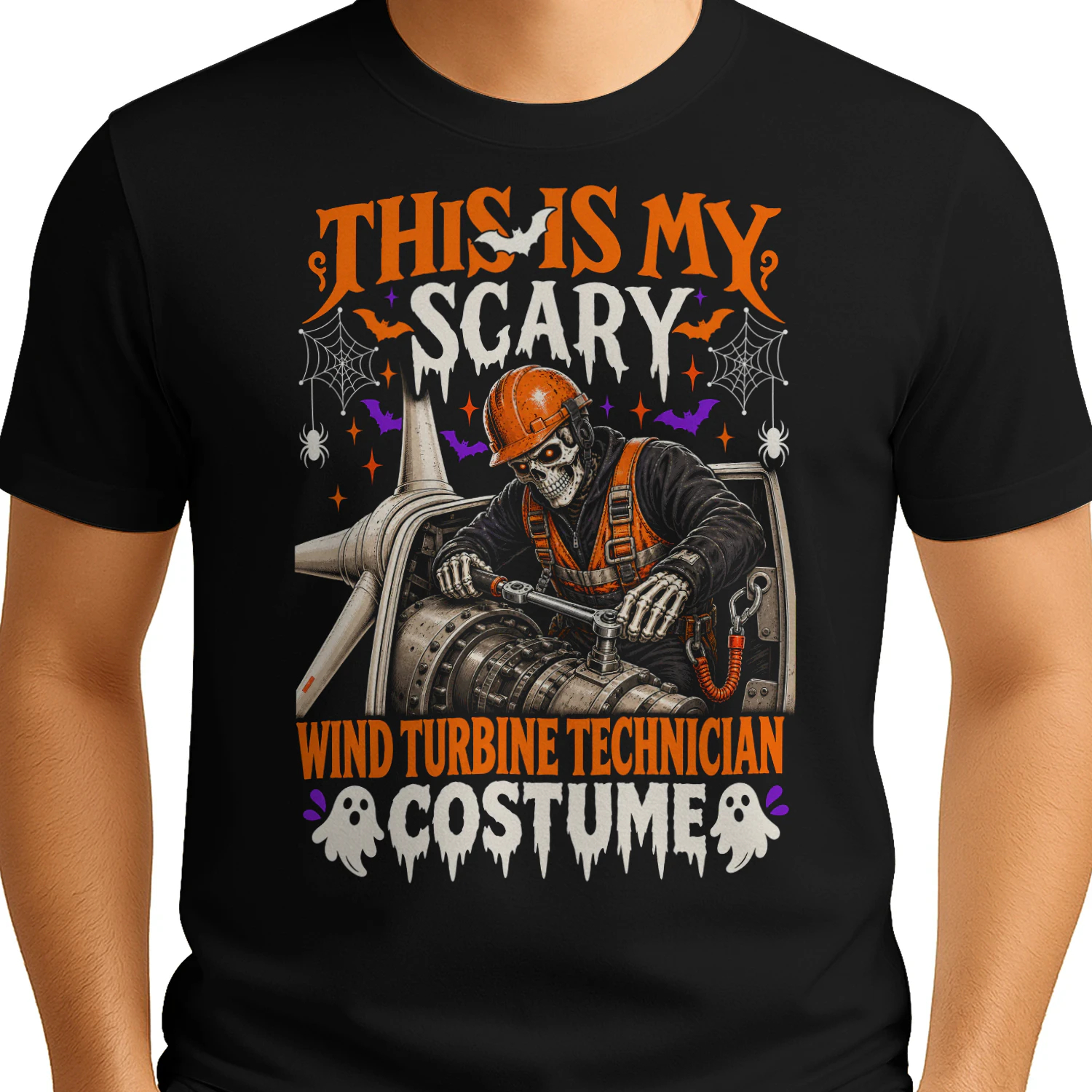 This Is My Scary Wind Turbine Halloween T Shirt HAL0080