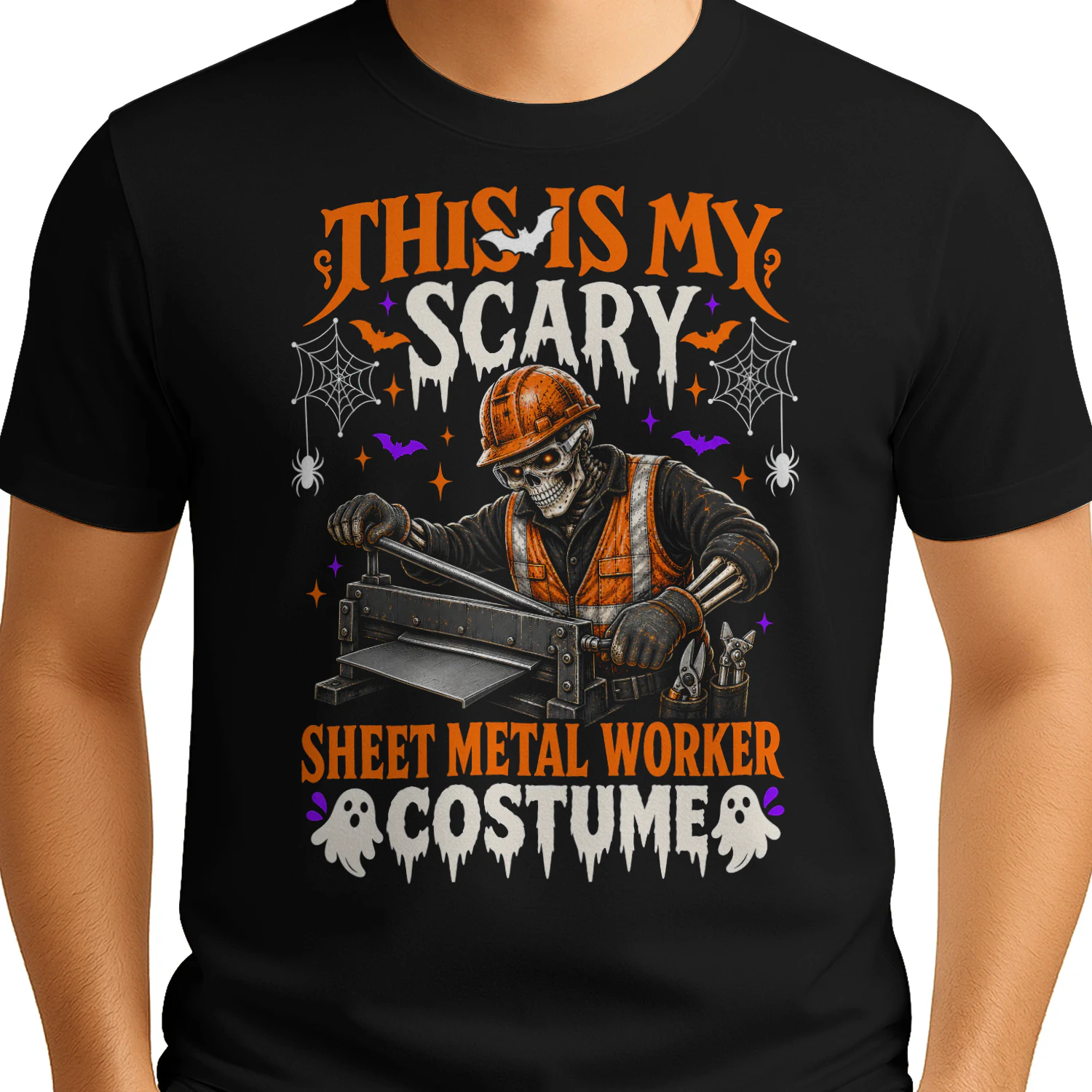 This Is My Scary Sheet Metal Halloween T Shirt HAL0068