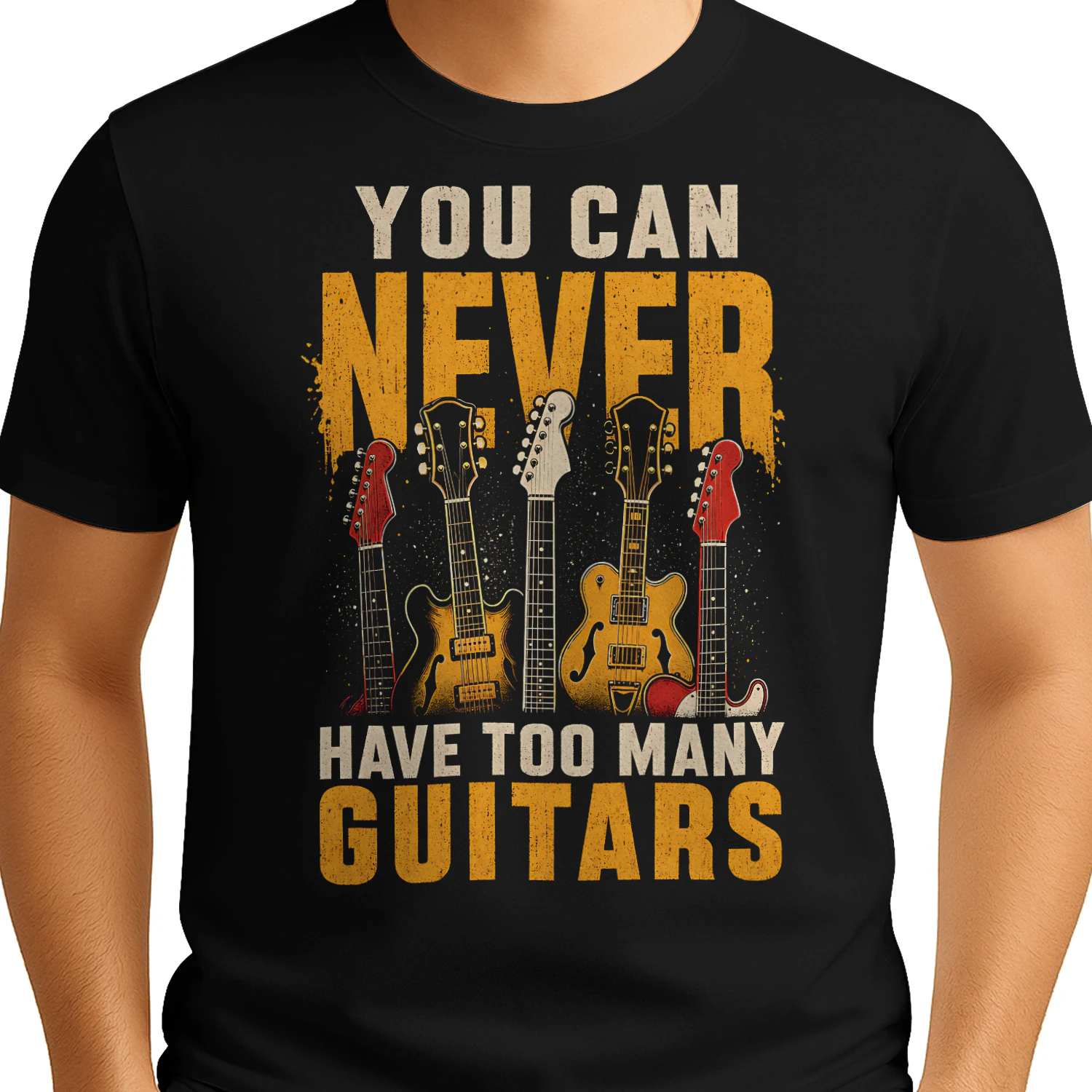 You Can Never Too Many Guitar T Shirt GTR0070