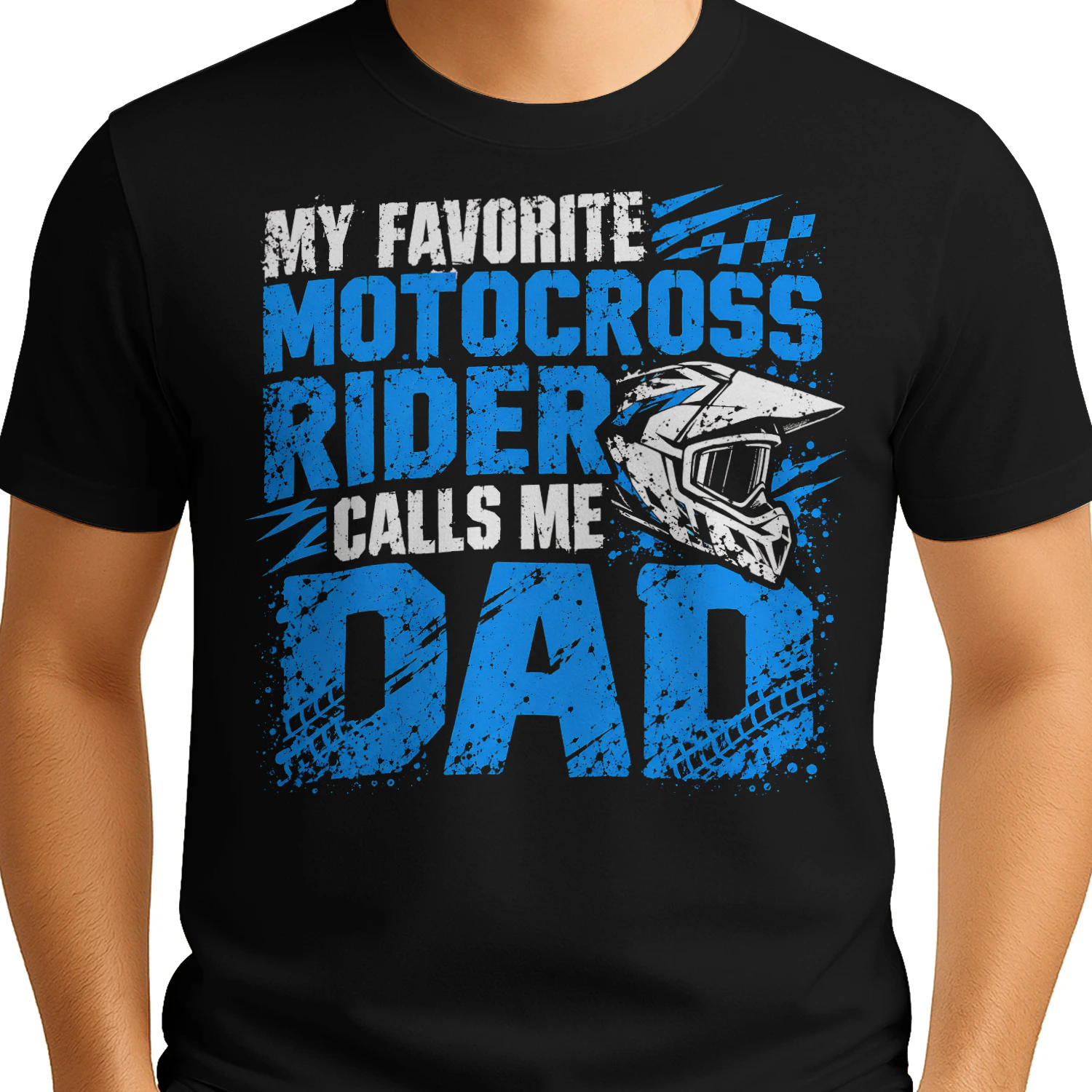 Motocross Rider Calls Me Dad Motorcross T Shirt MTC0033