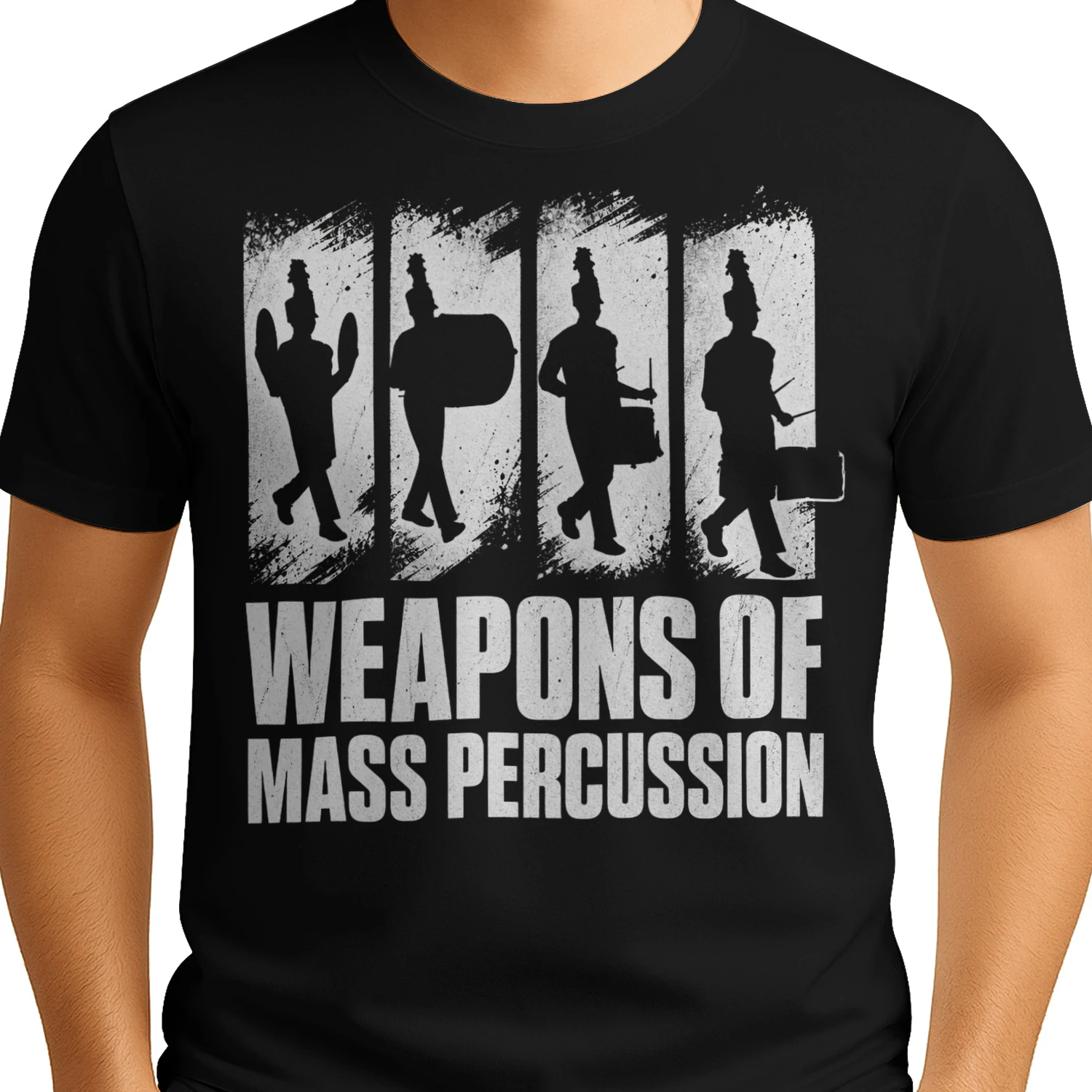 Weapons Of Mass Percussion Marching Band T Shirt MCB0090