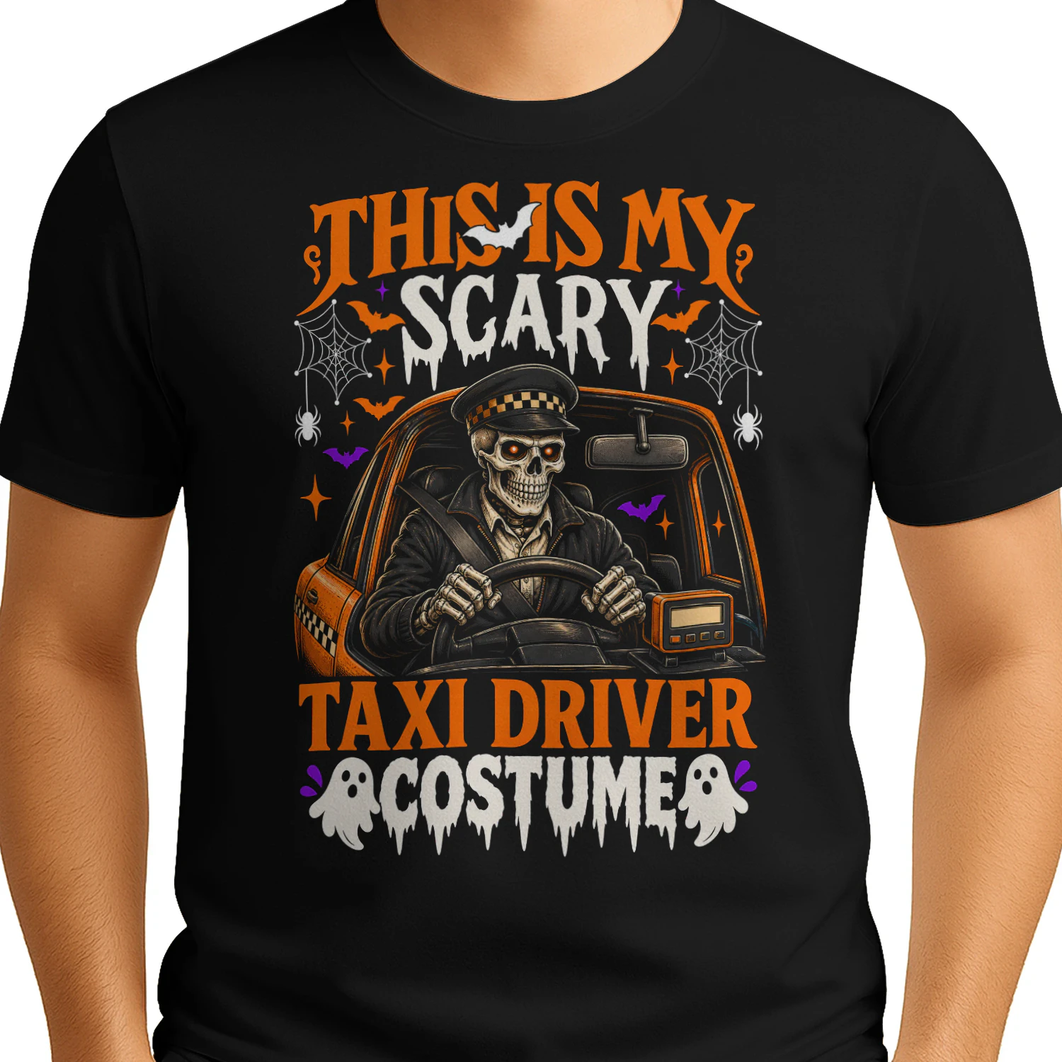 This Is My Scary Taxi Driver Halloween T Shirt HAL0073