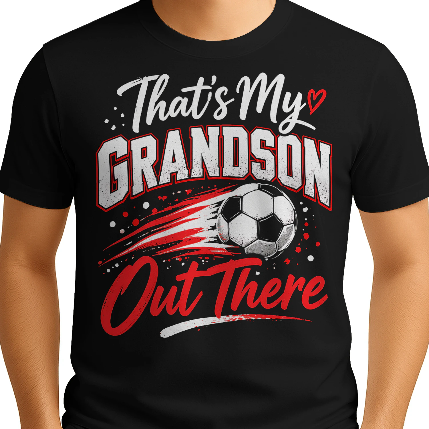 Thats My Grandson Out Speed Ball Soccer T Shirt GRP0114