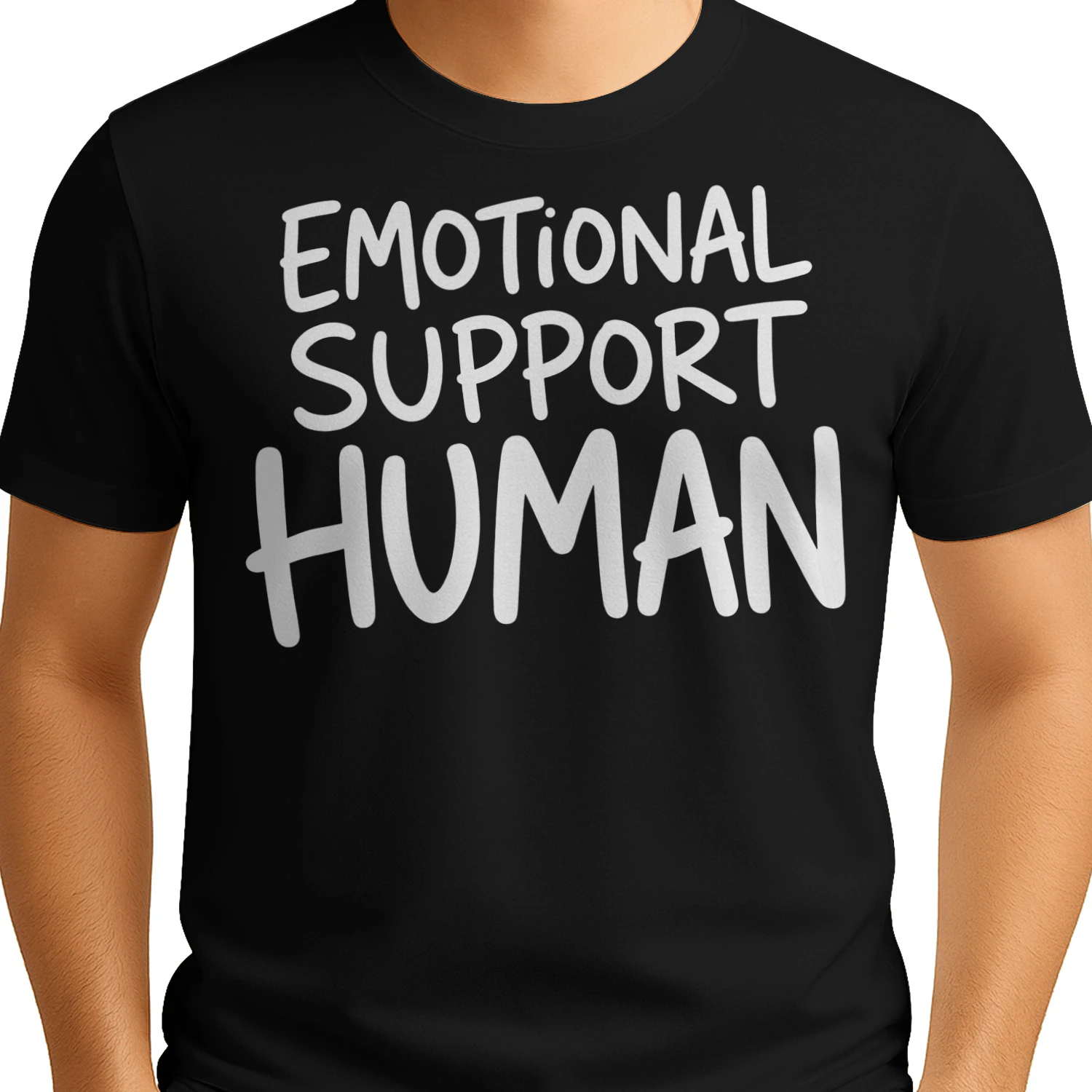 Emotional Support Human Funny Social Worker T Shirt SSW0009