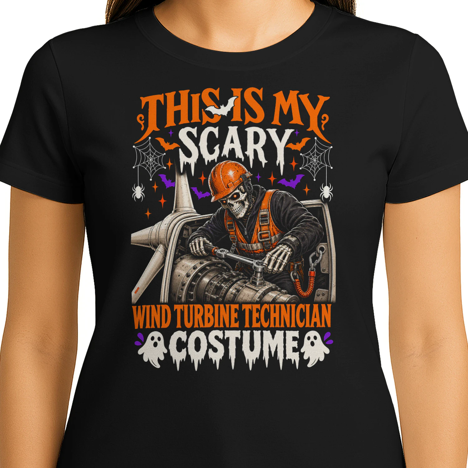 This Is My Scary Wind Turbine Halloween T Shirt HAL0080