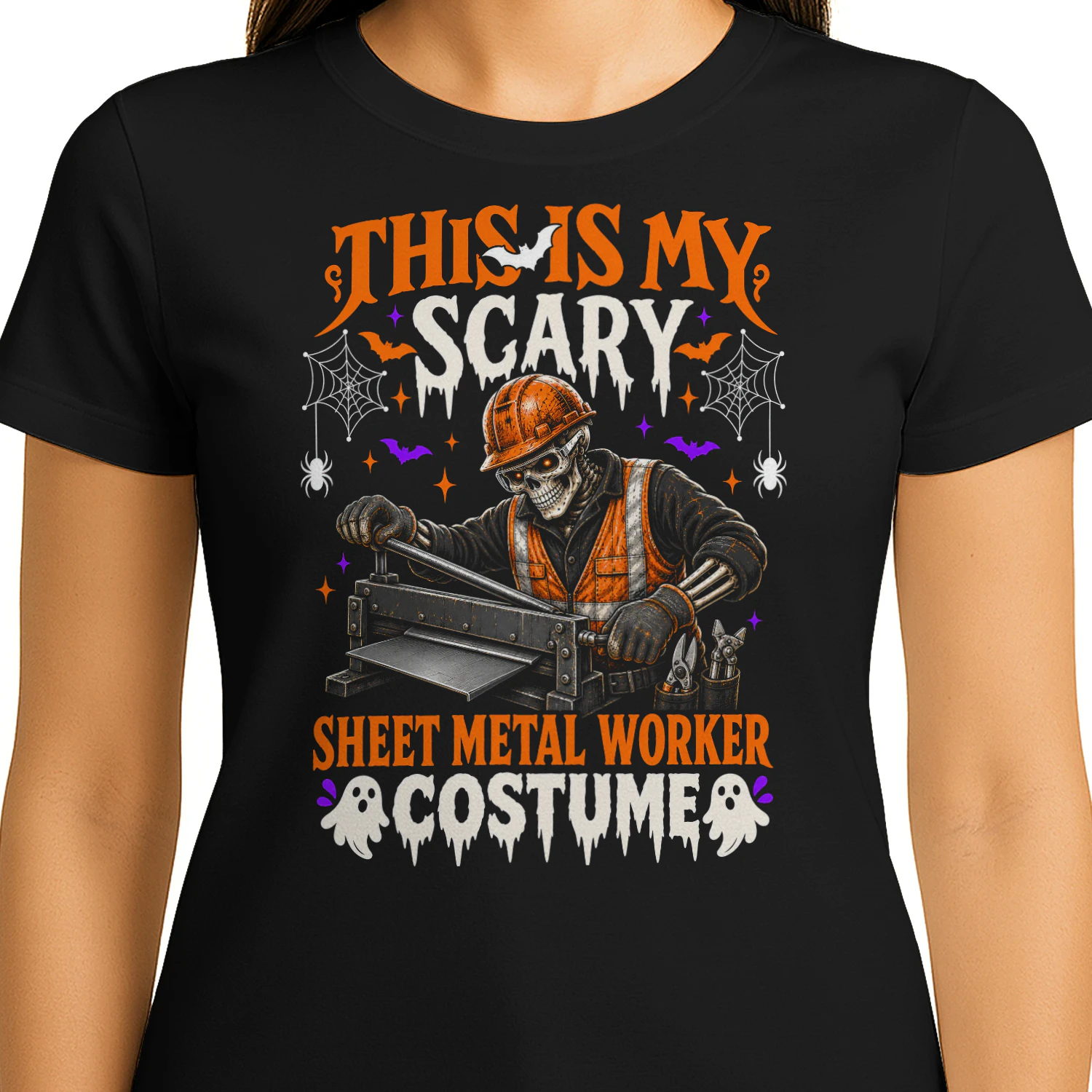 This Is My Scary Sheet Metal Halloween T Shirt HAL0068